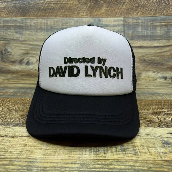 NWOT David Lynch Black and White Trucker Hat - Picture 2 of 6